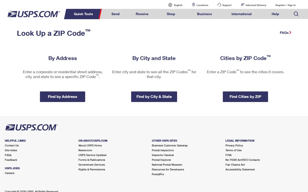 Frankfort ZIP code directory USPS address lookup